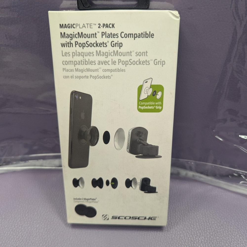 MagicMount Plates Compatible with PopSockets - Black